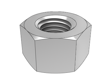 ASME B18.2.2.10 Zware zeskantmoer Zware zeskantmoer