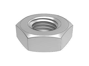 ASME B18.2.2.10 zware dunne moeren Zware zeskant dunne moer