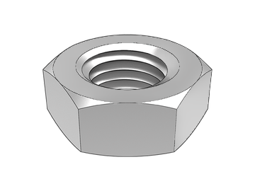 ASME B18.2.2.4 Dunne zeskantmoer Dunne zeskantmoeren