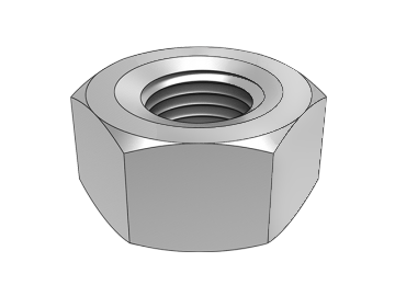 GB6171A type 1 zeskantmoer met fijne spoed