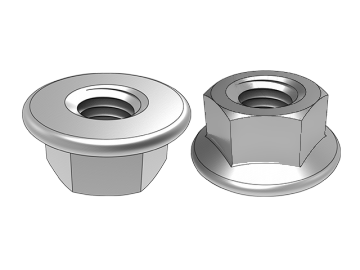 ASME B18.2.4.4M.1 Zeskantflensmoer