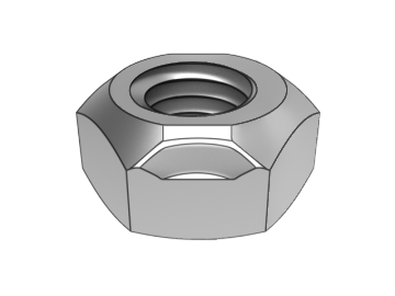 GB6184-C Type 1 volledig metalen zeskantborgmoeren (geplet type)