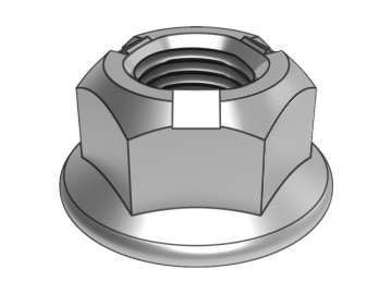 GB6187.2-B volledig metalen borgmoer met zeskantige flens met fijne spoed (driepuntsdruk)