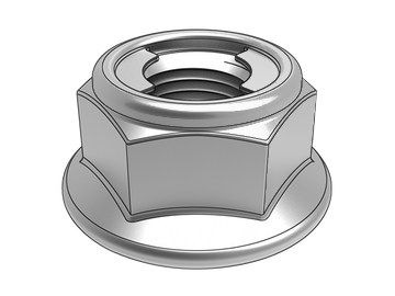 GB6187.2-A Geheel metalen borgmoer met zeskantige flens en schroefdraad met fijne spoed (koppelingstype)