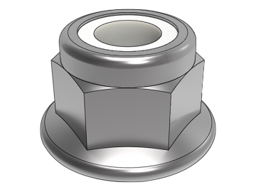 DIN6926 Bainey Hexagon flensborgmoeren met niet-metalen inzetstukken