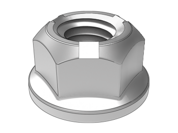 ASME B18.16.6.11 (driepuntsdruk) volledig metalen zeskantige flensborgmoeren (driepuntsdruk)